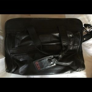 Tumi leather large briefcase
